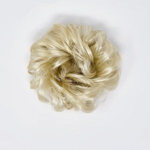 Curly Messy Hair Bun, Synthetic Hair Scrunchie, Hair Bun Pony Tail